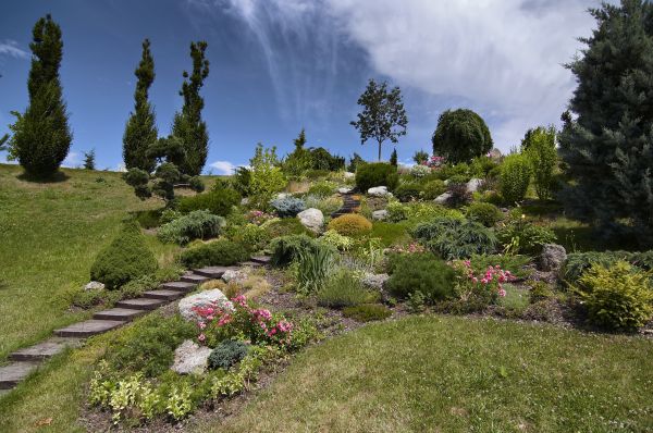 Steep Terrain Landscaping in Chippewa Falls
